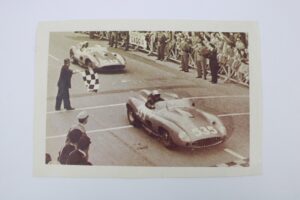 1957 Mille Miglia Taruffi Ferrari 315S Original Press Photo Archivio Sport Italia