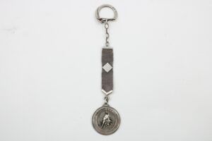 1966-73 Lamborghini Miura Solid 925 Silver Keyring Key Fob Chain