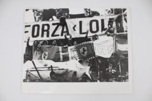 1970’s Ferrari Tifosi Period Press Photo Chris de Bare Belgium Grand Prix