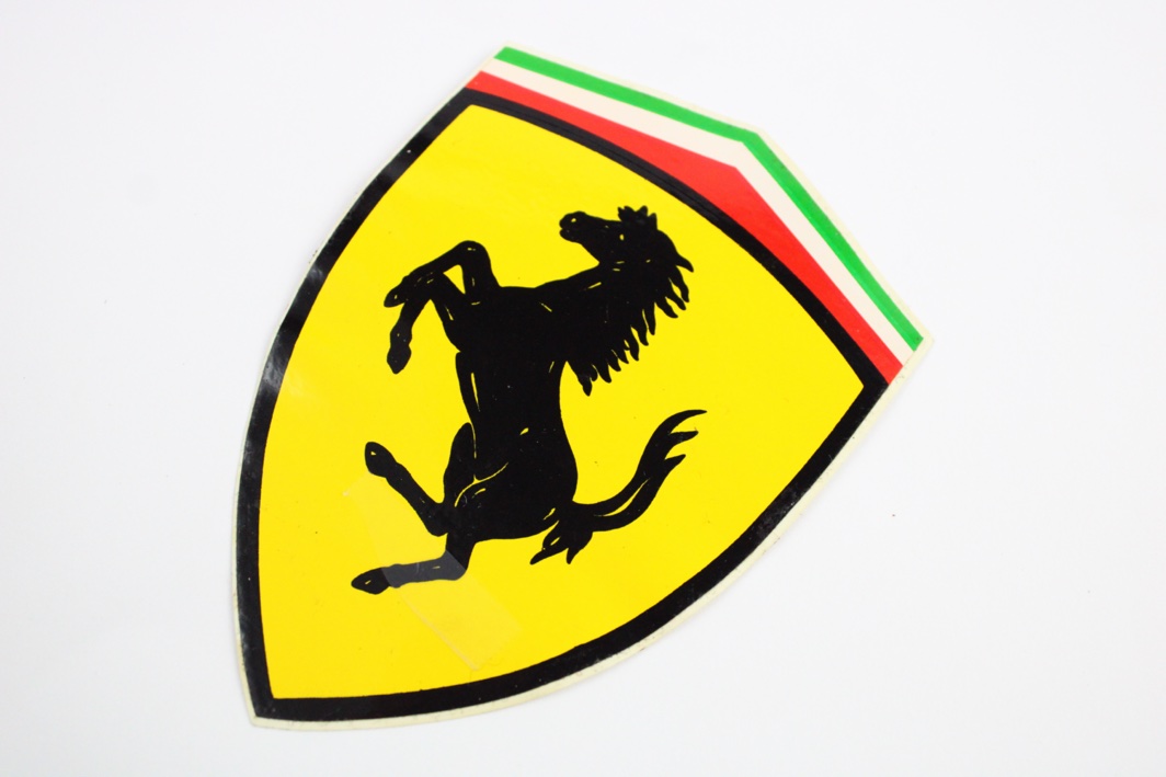 Ferrari Shell Sticker 1980-90 Ferrari Scuderia Shield Wing Fender Decal Sticker 308 328 Dino ...