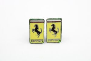 1981-89 Ferrari 208 308 328 400 512BB Euro Spec Vitaloni Side View Mirror Emblem Badges