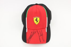 2019-2023 Ferrari F1 Charles LeClerc Carlos Sainz Signed Team Issued Hat Cap