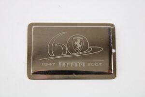 1947-2007 Ferrari 60th Anniversary Commemorative Plaque