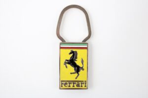 1970-85 Ferrari A.E. Lorioli Milano Keyring Key Fob with Packet 308 365 400 Daytona
