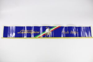 1990’s Lamborghini Automobili Club Italia Sticker Decal Banner 120cm Length