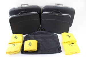 1999-2005 Ferrari 360 Complete 5-Piece Black Schedoni Luggage Set