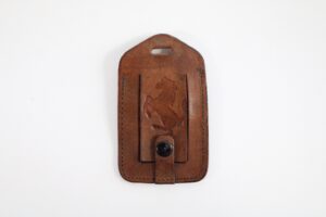 1976-89 Ferrari Schedoni Designer Luggage Tag Fob Set 308 328 Testarossa TR
