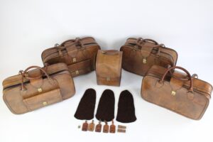 1980-82 Ferrari Mondial 8 Complete 5-Piece Schedoni Luggage Set