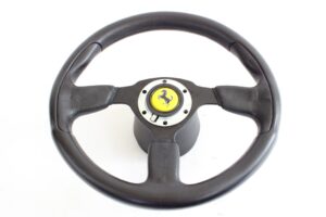 1995-97 Ferrari F50 MOMO Complete Steering Wheel with Horn Button, Leather Boss Surround
