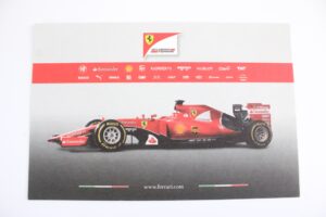 2015 Ferrari SF15-T F1 Scuderia Ferrari Press Pack Launch Card Brochure