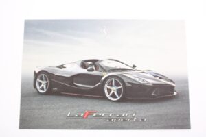 2016 Ferrari LaFerrari Aperta Press Pack Launch Card Manual Brochure