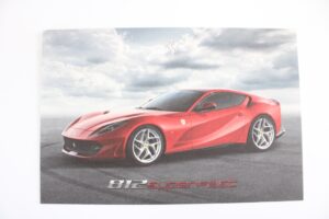2017 Ferrari 812 Superfast Press Pack Launch Card Manual Brochure