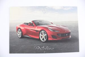 2017 Ferrari Portofino Press Pack Launch Card Brochure