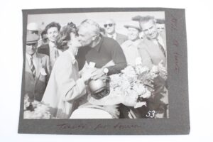 1952 French Grand Prix Paris Ferrari 500 Piero Taruffi Original Press Photo