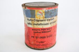 1960-90 Ferrari Glasurit Azzurro FER502/C Metallizzato OEM NOS Paint 1L Can