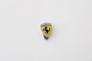 1960’s OMEA Milano Ferrari Silver Lapel Button Pin 250 275 330