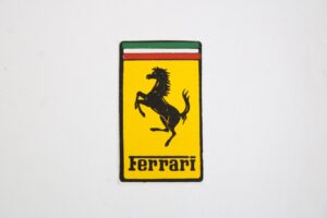 1960–90 Ferrari Mechanic Overall Transfer Sticker Decal Badge 60 x 35mm