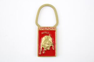 1970-90 Lamborghini Enamel Keyring Red Miura Countach Diablo