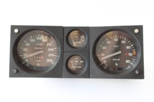 1971-72 Ferrari 365 GTC/4 Veglia Borletti Instrument Gauge Cluster Speedometer Tachometer Rev Counter