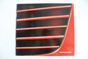 1984 Ferrari Testarossa Sales Brochure Monospecchio Monodado