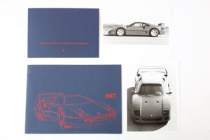 1987-92 Ferrari F40 Press Pack Sales Brochure