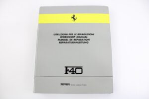 1987-92 Ferrari F40 Workshop Catalogue Manual Handbook