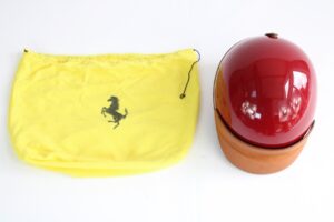 2000-10 Ferrari Gruppo Motociclisti Schedoni Helmet Pair Vespa
