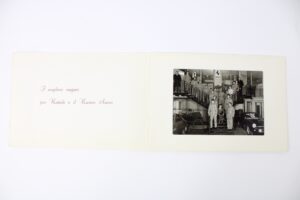 1960's Ferrari Crepaldi Christmas Card with Factory Photo Rare