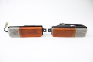 1976-85 Ferrari 308 Front Indicator Turn Signal Pair Euro Spec Assembly Lense