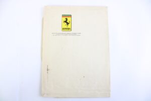 1980 Ferrari OEM Envelope (390mm x 300mm)
