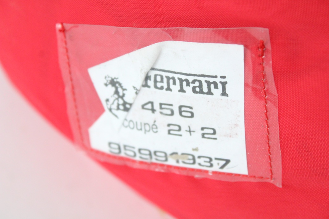 Housse De Voiture Intérieure Satin Ferrari 456 (1992-2003) - Occasion Bon état, Rouge, 2 Pièces