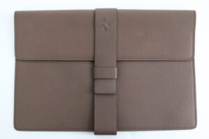 2005-09 Ferrari F430 Schedoni Document Wallet Pouch Brown