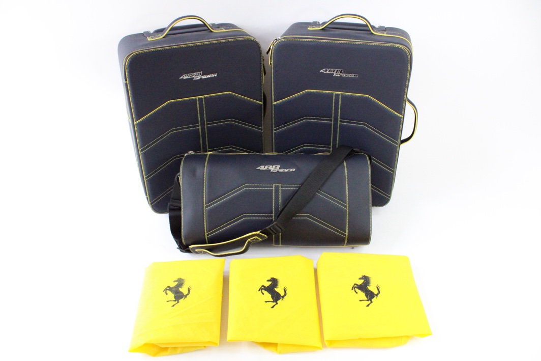 2015-2020 Ferrari 488 Spider Complete 3-Piece Schedoni Luggage Set