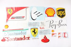 2022 Scuderia Ferrari F1 OEM Sticker Decal Set LeClerc Sainz