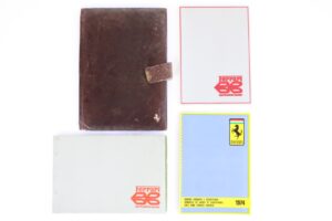 1973-76 Ferrari 365 GT4 BB Boxer Owner’s Manual Handbook Pouch Set
