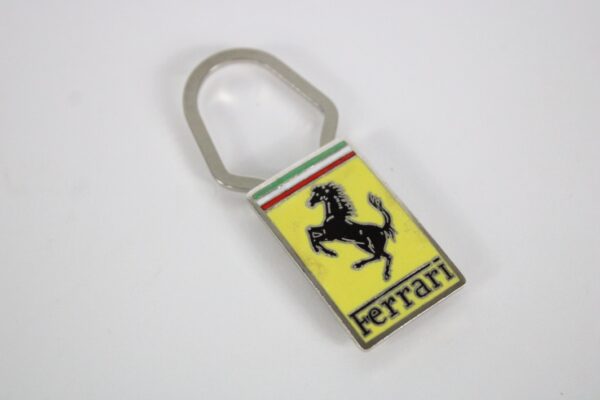 1976-89 Ferrari A.E. Lorioli Milano Keyring Key Fob with Packet 
