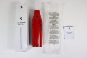 2019–23 Ferrari F1 Carlos Sainz Charles Leclerc Signed Water Bottle in Box