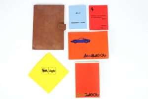 1973 Ferrari 246 Dino Handbook Manual Pouch Set GT GTS