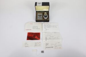 1977-78 Heuer Ferrari Chronosplit 102.703 Quartz LCD Watch 200 Pieces Worldwide