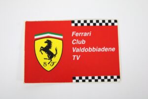 1980’s Ferrari Club Valdobbiadene Sticker Decal 208 308 328 TR