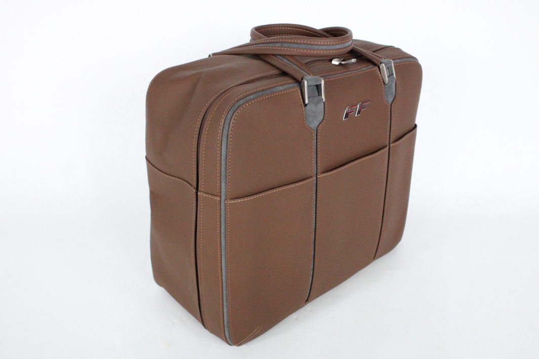 schedoni スケドーニ　レザーフレーム フェラーリ 2011-16 Ferrari FF Complete 6-Piece Schedoni Brown Leather Luggage