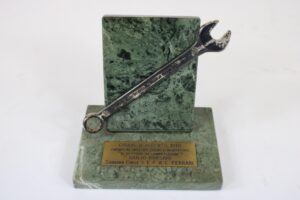 1970 Ferrari S.E.F.A.C “Chiave d’Argento” Giulio Borsari Award Trophy