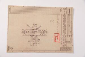 1990 Raccordo di Ingresso Olio nel Separatore Aria–Olio F1 Formula 1 Blueprint