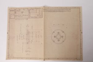 1990 Supporto per Ruota Fonica Prove Damper F1 Formula 1 Blueprint