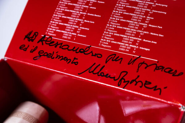 1973-74 Ferrari 312 B3 F1 Scale Model Signed by Mauro Forghieri