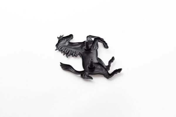 1989-95 Ferrari 348 Black Prancing Horse Cavallino Badge Emblem 107mm x 75mm