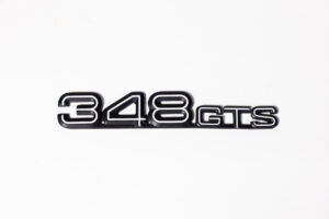 1993-95 Ferrari 348 GTS OEM Rear Badge Script Emblem