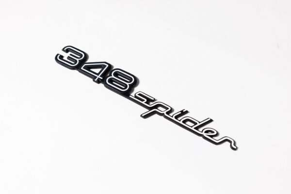 1993-95 Ferrari 348 Spider OEM Rear Badge Script Emblem