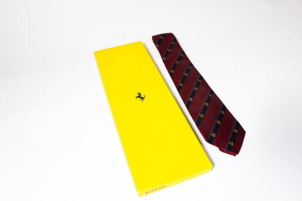 2001 Ferrari Cavallino Stripe Silk Tie 360 550 456