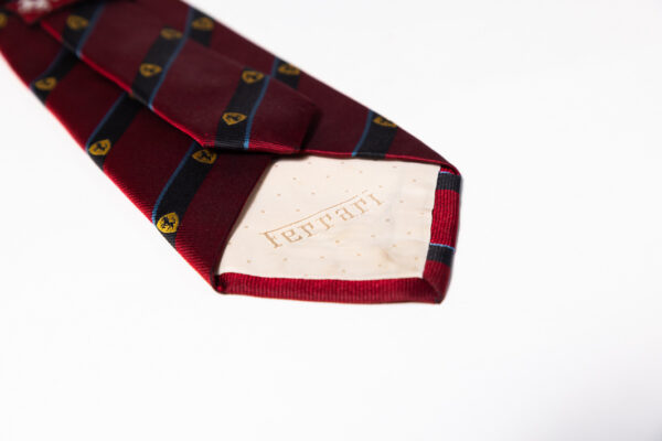 2001 Ferrari Cavallino Stripe Silk Tie 360 550 456